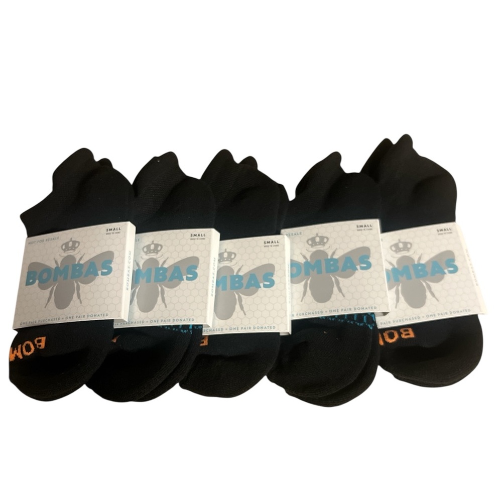 Bombas Womens Black Ankle
Cushioned Comfort Performance
Socks S Lot of 5